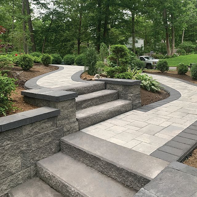 Nicolock Roma Steps for Sale Near Me. Pavers & Wall Blocks delivered to Lebanon, Annville, Palmyra, & Cornwall.