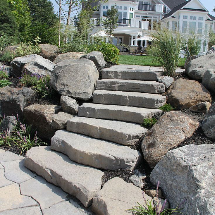 Rustic Nicolock Rosetta steps for sale in Lebanon PA