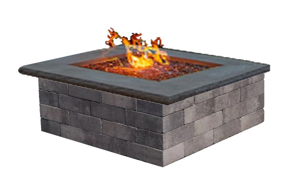 Nicolock Serafina gas Fire Gear firepit kit for sale in Lebanon PA.