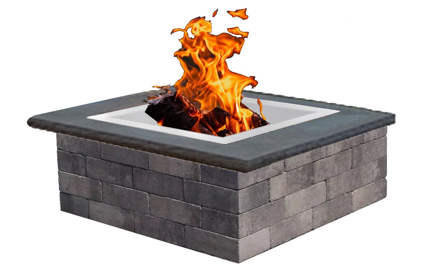 Nicolock Serafina wood-burning Lume smokeless firepit kit for sale in Lebanon PA.