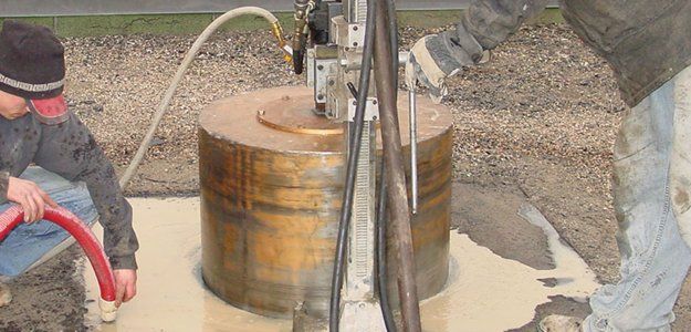 Concrete core drilling