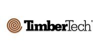 TimberTech logo: Brown spiral icon next to the company name in bold black text.