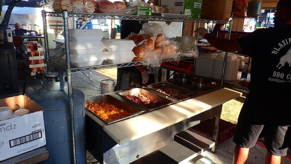 delicious food at the rib cook off