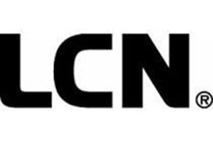 LCN logo in bold black text, with the registered trademark symbol on the right.