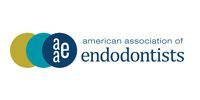 The American Association of Endodontists logo: three overlapping colored circles with “aae” next to the text.
