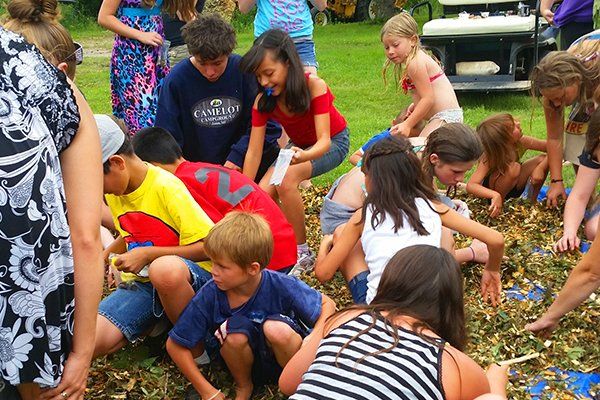 Kids doing activities