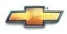 Chevrolet logo: Gold cross-like shape with a silver outline, representing the car brand.