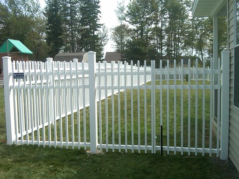 Vinyl fence