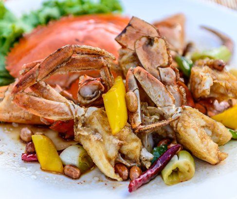 Seafood dish