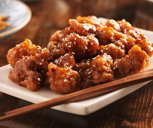 Crispy sesame chicken