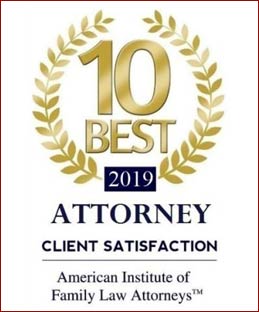 Client satisfaction awards from the American Institute of Family Law Attorneys
