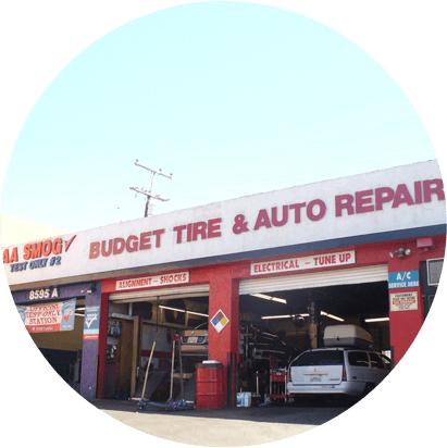 An auto repair shop