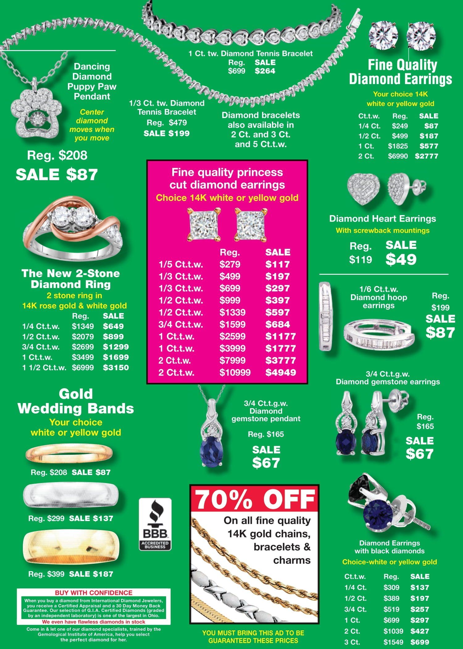 Diamond Sale Jewelry Sale