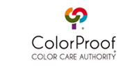 The color proof color care authority logo is on a white background.