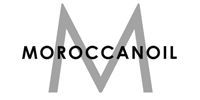 A black and white logo for moroccanoil , a hair product company.