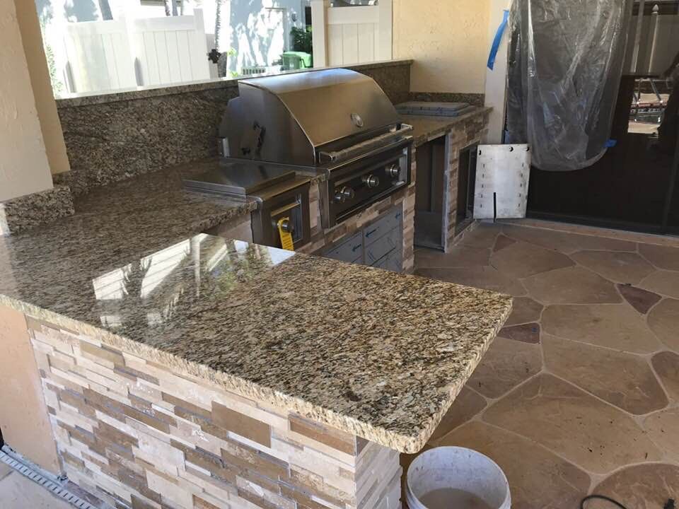 Kitchen remodeling work