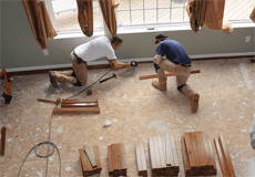 Hardwood flooring services