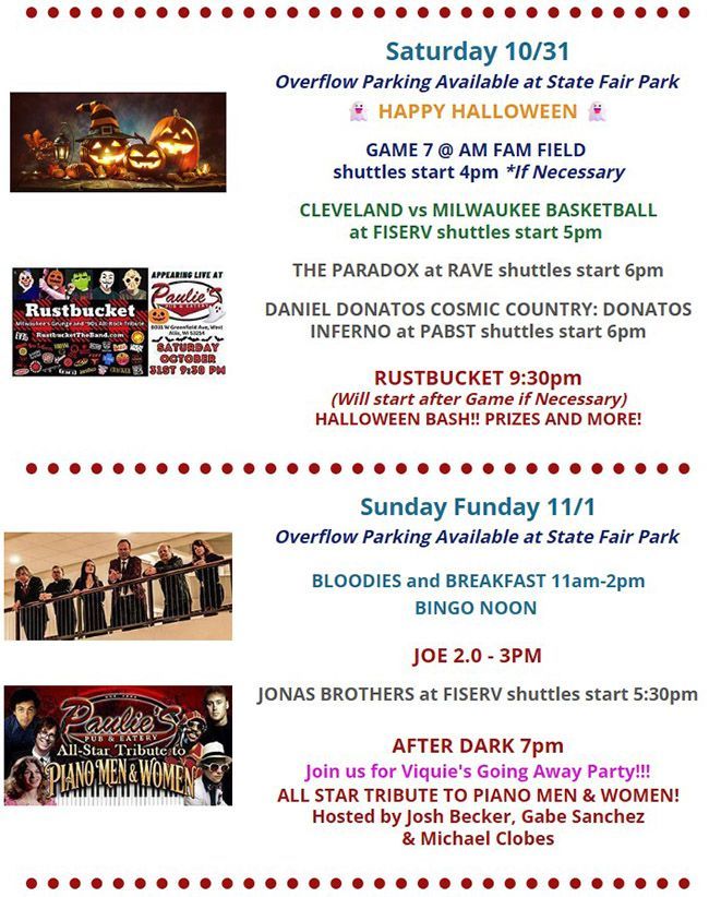 Football event schedule flyer with Saturday and Sunday game times and a football graphic