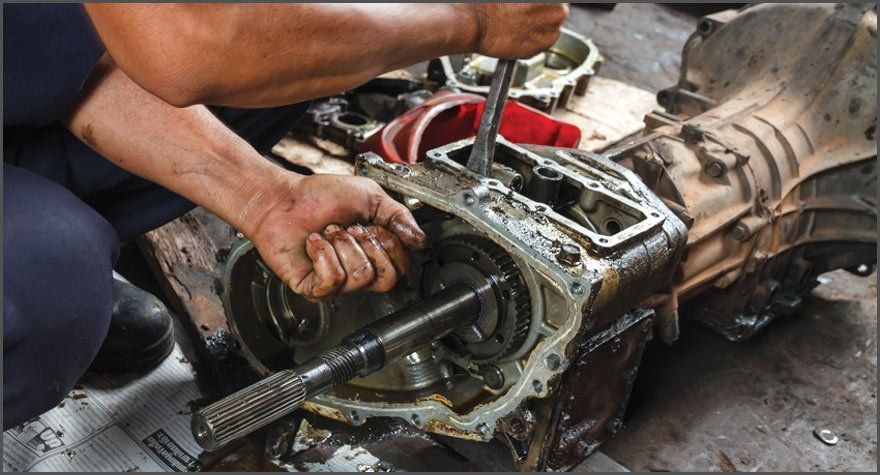 Transmission and engine work