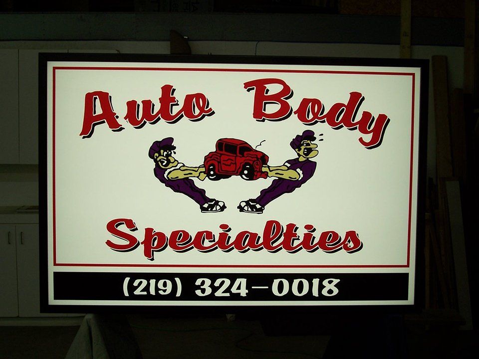 Custom-made exterior signage