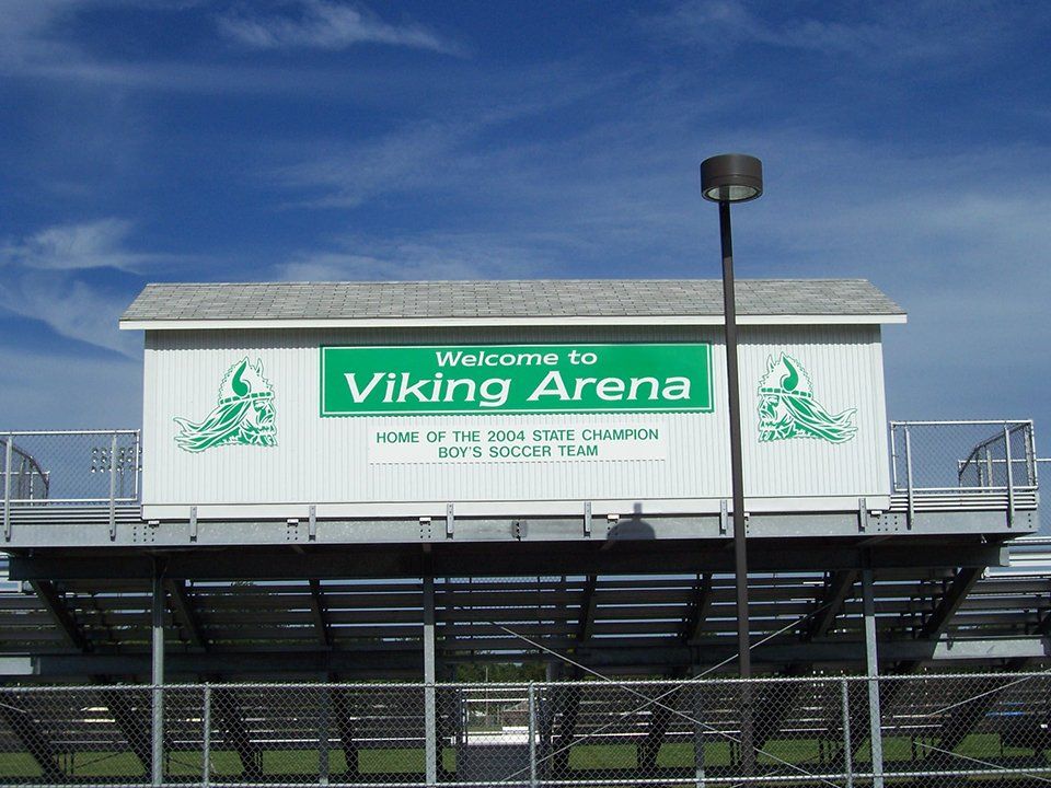 Custom-made exterior signage