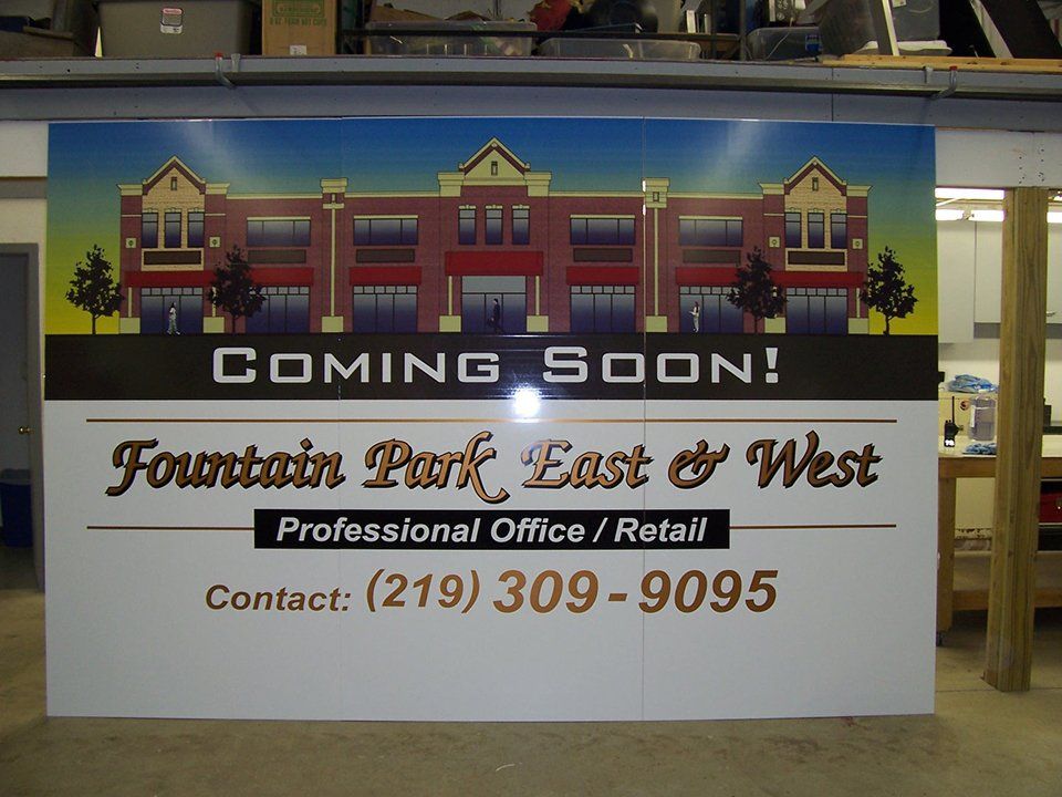 Custom-made exterior signage