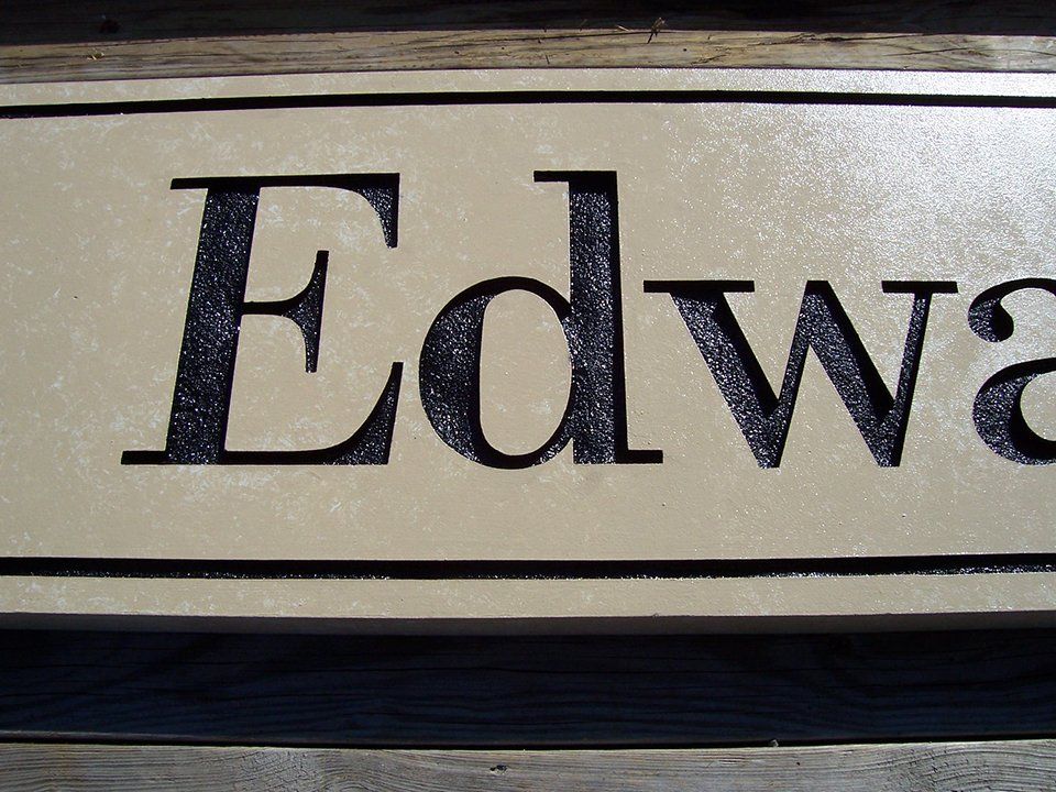 Custom-made exterior signage