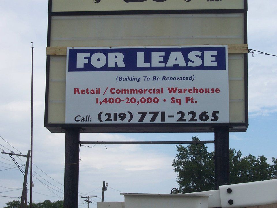 Custom-made exterior signage