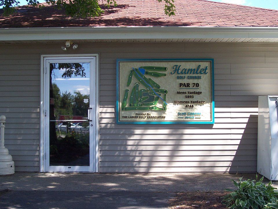 Custom-made exterior signage