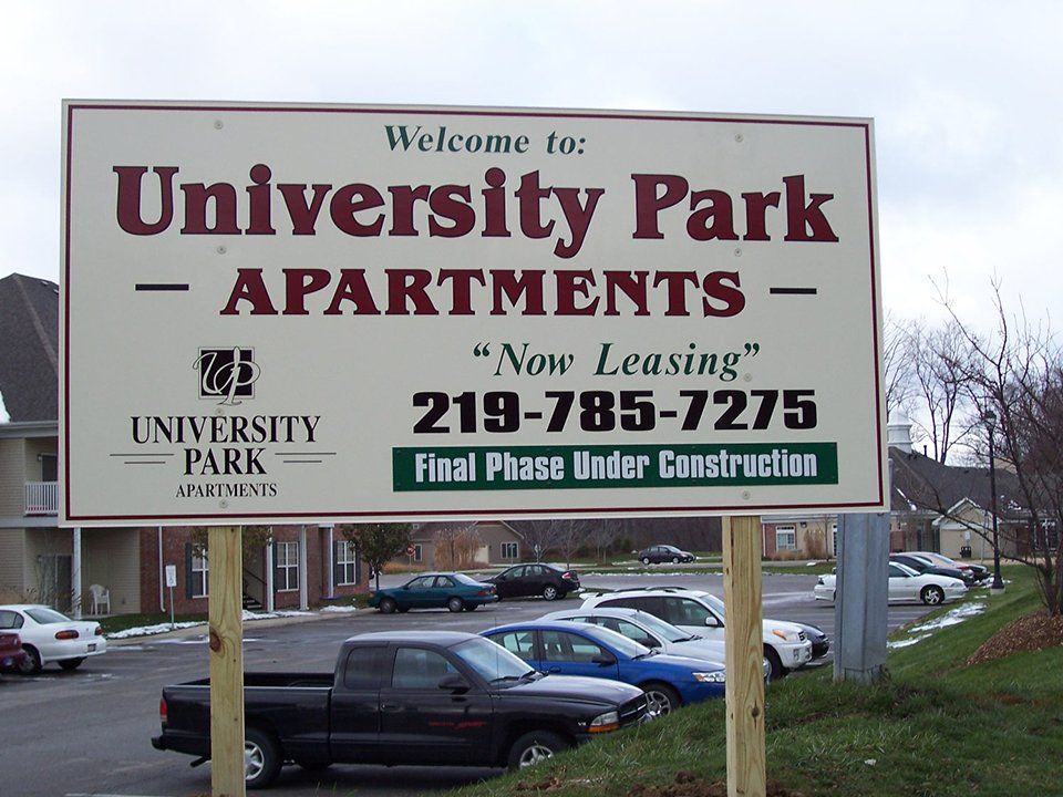 Custom-made exterior signage