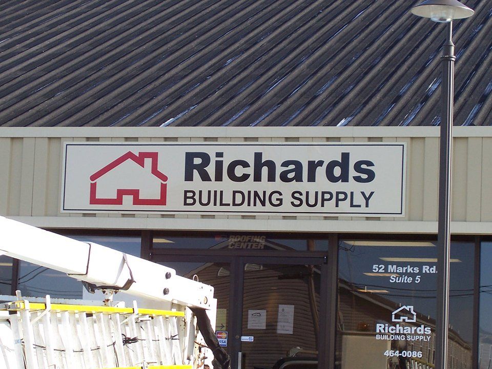 Custom-made exterior signage