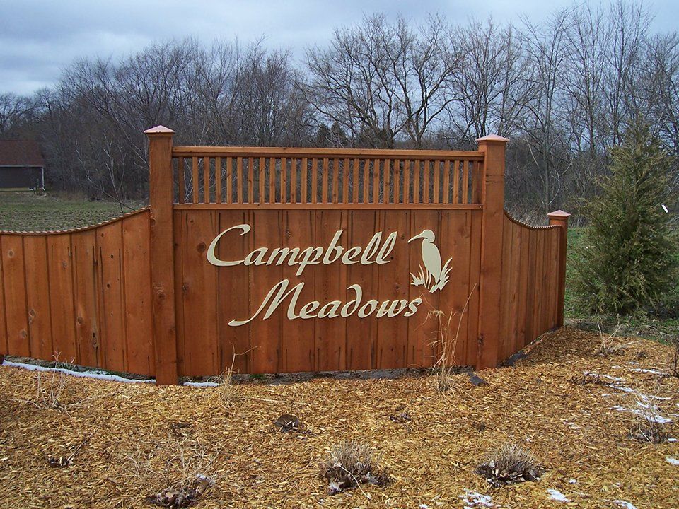 Custom-made exterior signage