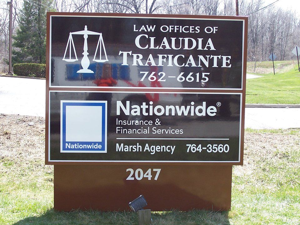 Custom-made exterior signage