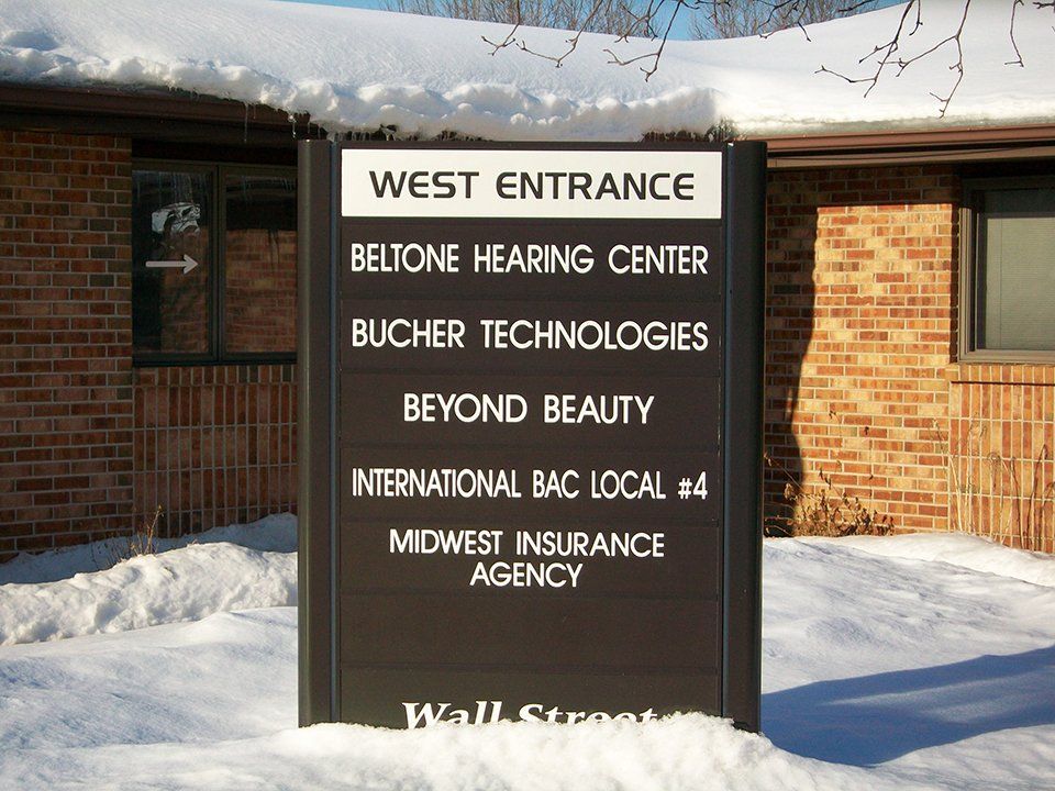 Custom-made exterior signage