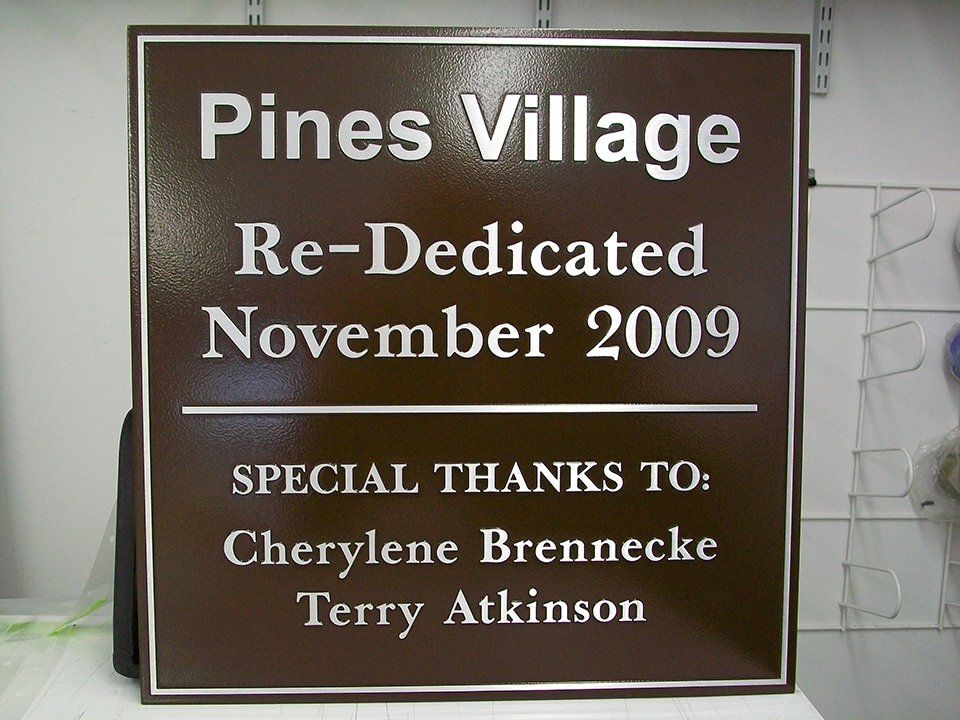 Custom-made exterior signage