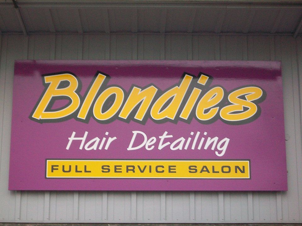 Custom-made exterior signage