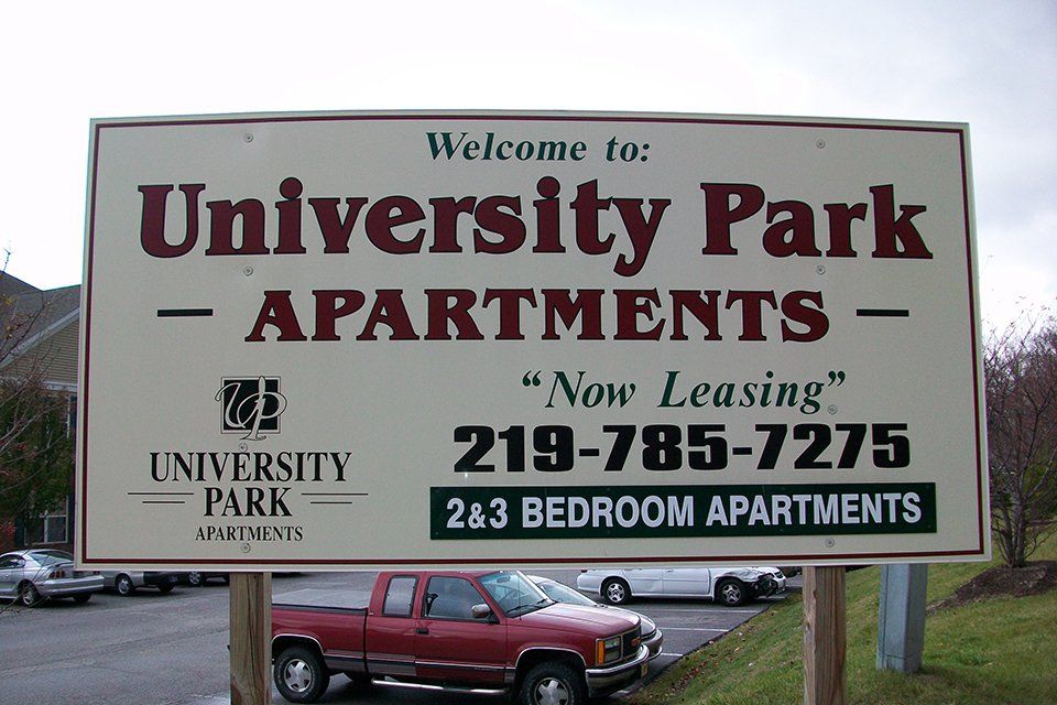 Custom-made exterior signage