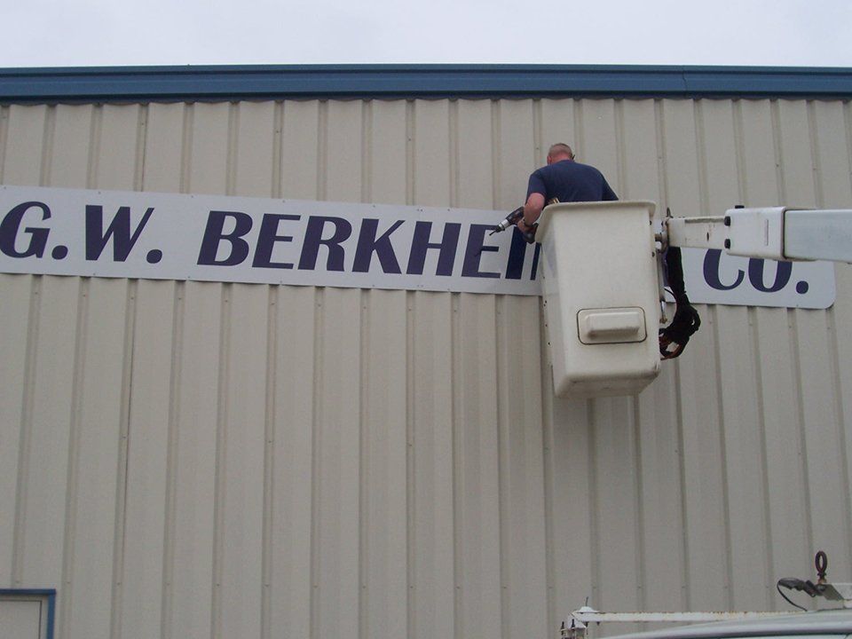Signage installation
