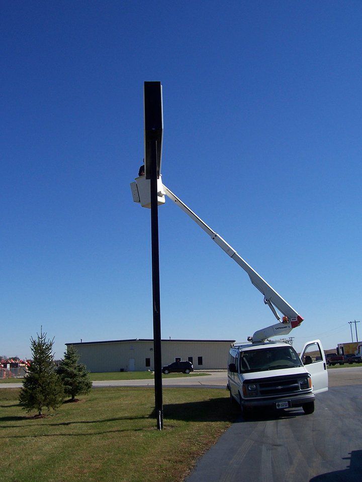 Signage installation