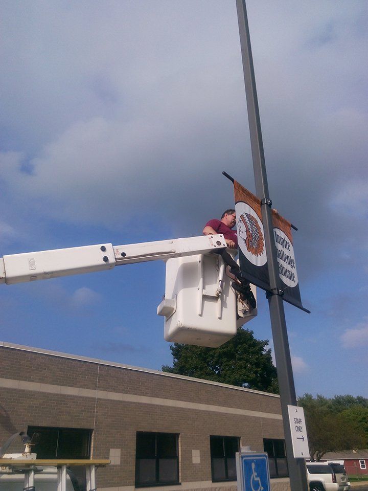 Signage installation