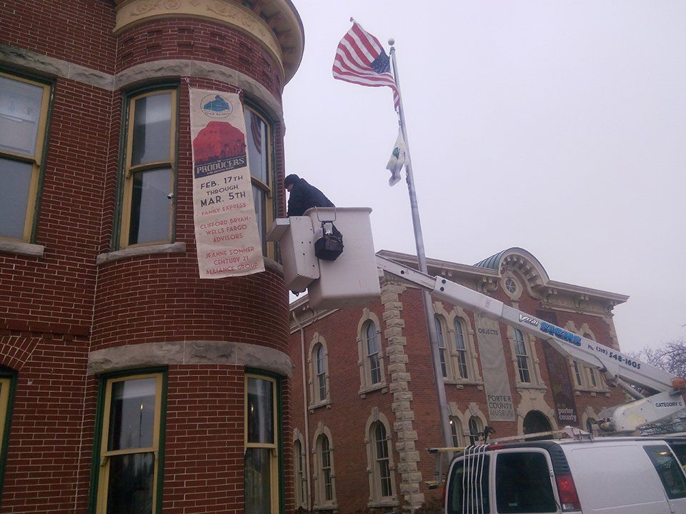 Signage installation