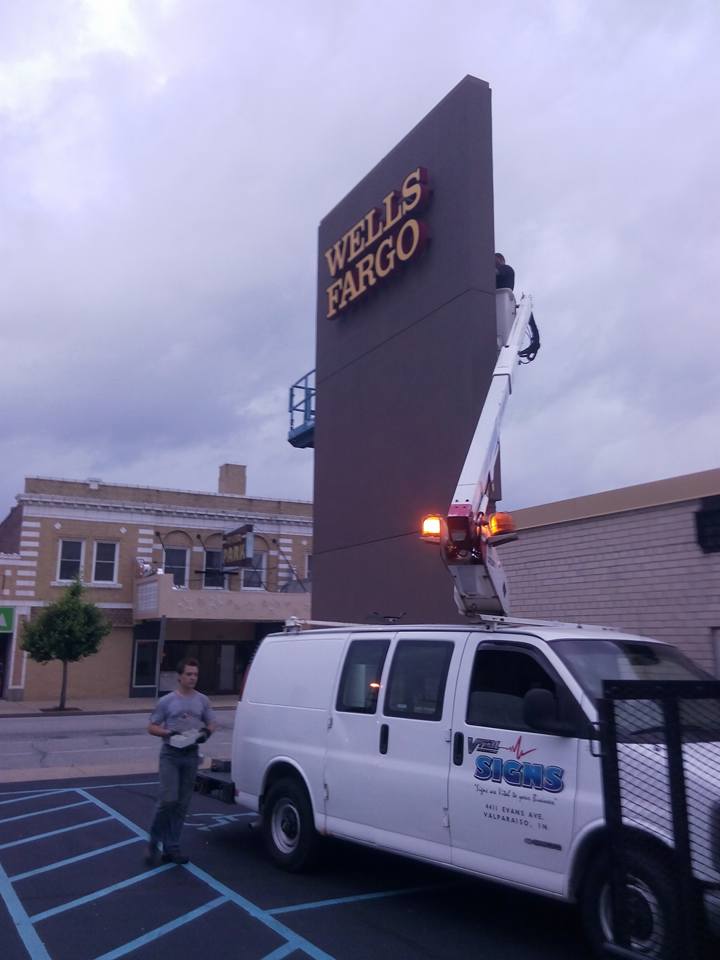 Signage installation