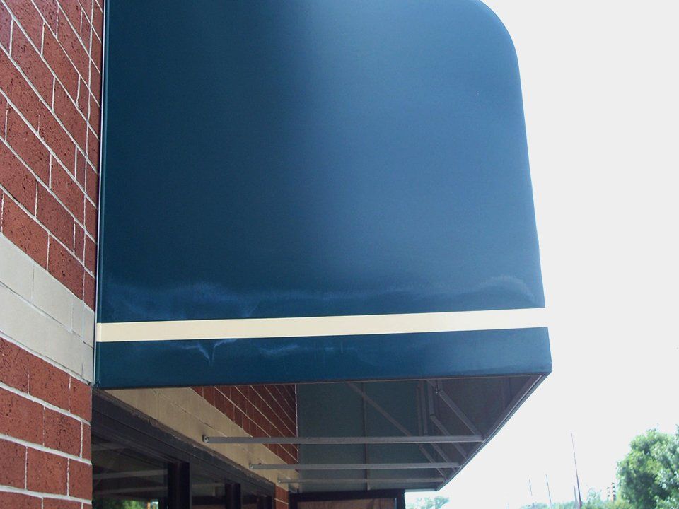 Close up of awning