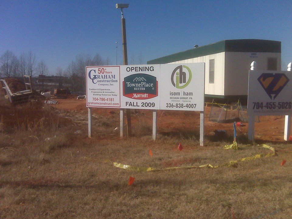 Custom-made exterior signage