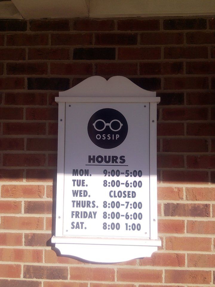 Custom-made exterior signage