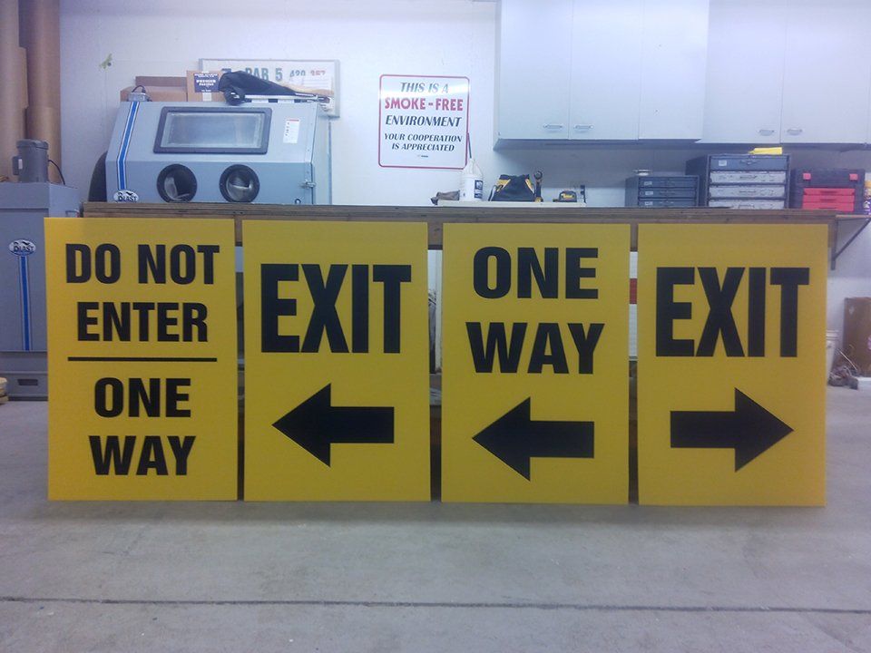 Custom-made exterior signage