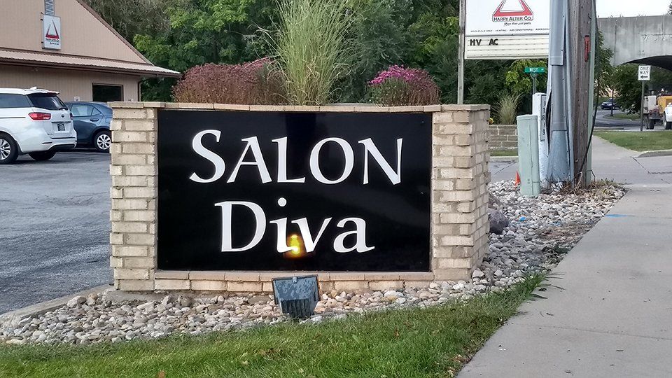 Custom-made exterior signage