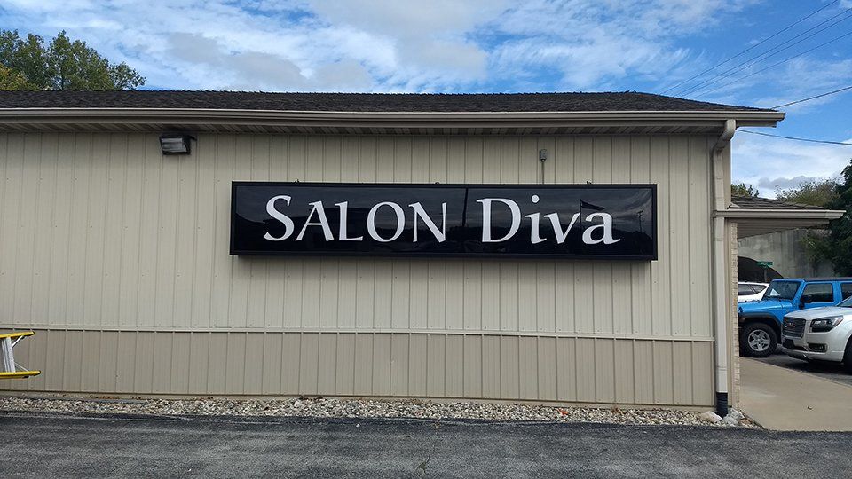 Custom-made exterior signage