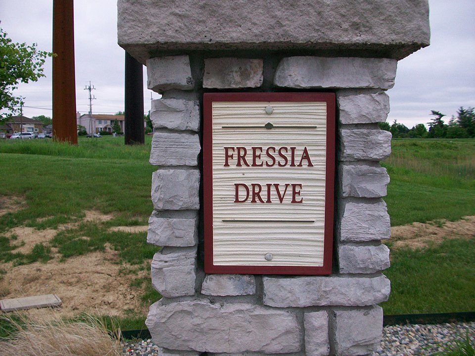 Custom-made exterior signage
