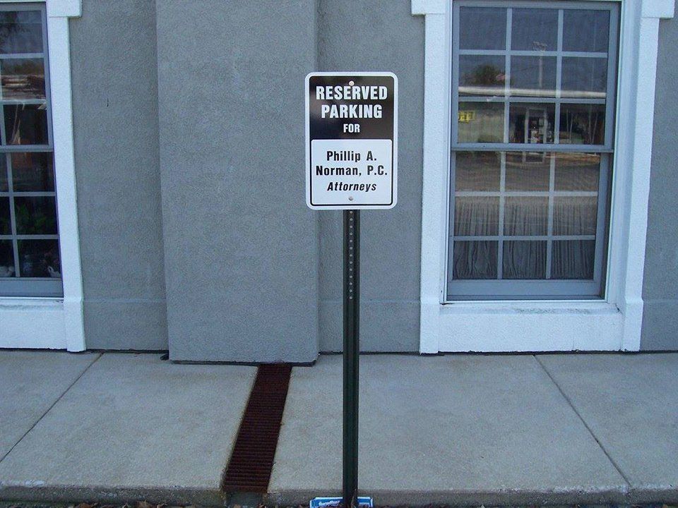 Custom-made exterior signage